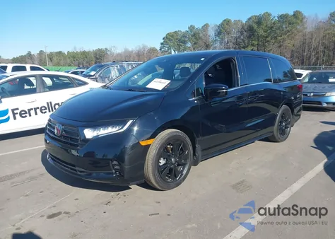 2023 Honda Odyssey Sport z USA, uszkodzony, nr VIN 5FNRL6H71PB030199